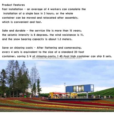 Moderna casa modulare trasportabile