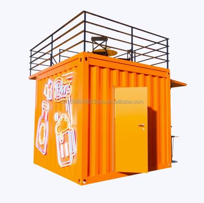 Negozio di contenitori prefabbricati da 10 piedi per fast food Bar di caffè Opzione di supermercato a colori personalizzati da Shanghai