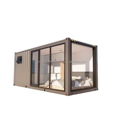 Contenitore esterno a confezione piatta 20-40 FT Case prefabbricate personalizzabili con design moderno e pannello sandwich