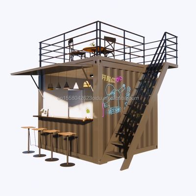 Supermercato di design moderno Mobile Container Coffee Bar Houses 10ft Mini Popup Shop