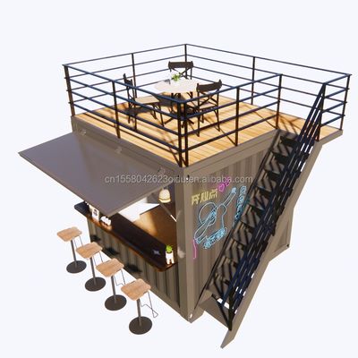 Supermercato di design moderno Mobile Container Coffee Bar Houses 10ft Mini Popup Shop