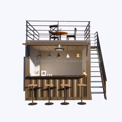 Supermercato di design moderno Mobile Container Coffee Bar Houses 10ft Mini Popup Shop