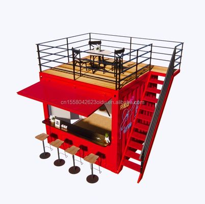 Negozio professionale contenitore personalizzato bar caffetteria fast food ristorante negozio di convenienza chiosco stand con vetri in lega di alluminio