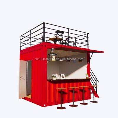 Negozio professionale contenitore personalizzato bar caffetteria fast food ristorante negozio di convenienza chiosco stand con vetri in lega di alluminio