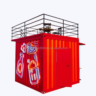 Negozio professionale contenitore personalizzato bar caffetteria fast food ristorante negozio di convenienza chiosco stand con vetri in lega di alluminio