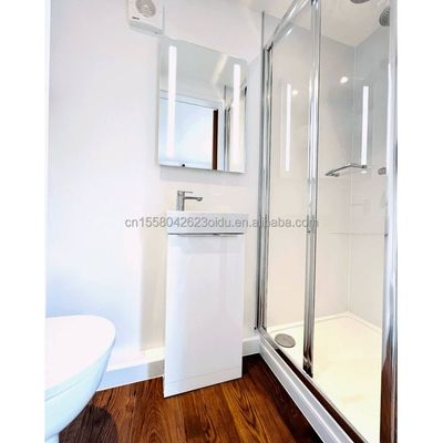 Stile di design moderno 40ft Container pieghevole con due camere da letto colore personalizzato e porta in vetro per la vita all'aperto