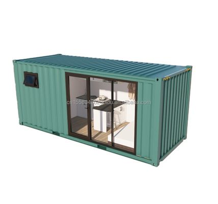 1 Moderno design Prefabbricato Container House per coppia di famiglia o Hotel Parete 50/75/100mm Wave Sandwich Panel