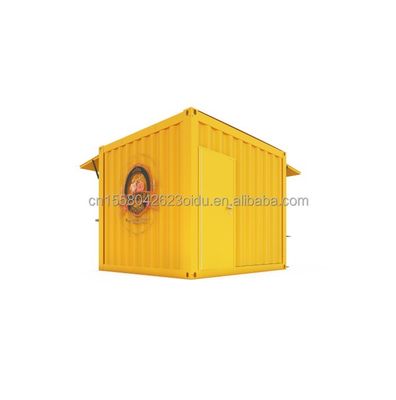 Acciaio galvanizzato piegato 180g 10FT Mini Pop-up Shop Container Caffe/Bar/Ristorante fast-food/Convenience Store/Kiosk/Stand