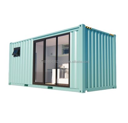 1 Moderno design Prefabbricato Container House per coppia di famiglia o Hotel Parete 50/75/100mm Wave Sandwich Panel