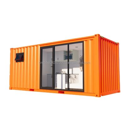 1 Moderno design Prefabbricato Container House per coppia di famiglia o Hotel Parete 50/75/100mm Wave Sandwich Panel
