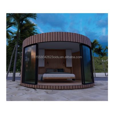 Famiglia o Hotel 20ft o 40ft Case in legno prefabbricate Contenitore a pacchetto piatto con acciaio e pannello sandwich Struttura principale