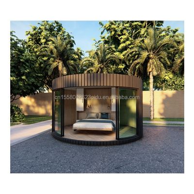 Famiglia o Hotel 20ft o 40ft Case in legno prefabbricate Contenitore a pacchetto piatto con acciaio e pannello sandwich Struttura principale