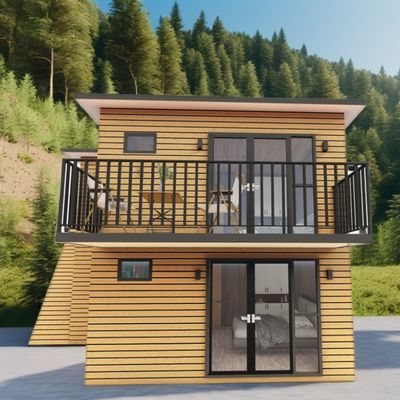 Casa prefabbricata in contenitore per alloggi all'aperto a Villa Hotel Shop