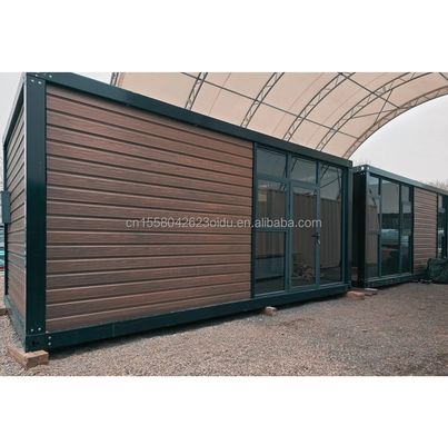 Casa di contenitori in legno espandibile con finestre in lega di alluminio per l'UE 20ft 40ft Modern Design Outdoor Hotel and Vocation