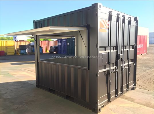 Coffee Shop Bar Street Restaurant Garden Booth 10 piedi a 20 piedi o 40 piedi con pannello Wave Sandwich 50/75/100mm