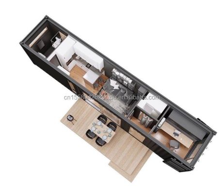 Container Hotel Prefabbricato Mobile Office Living Container Home Office Container 40ft Container di spedizione