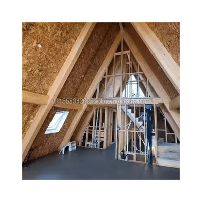Tubi quadrati in acciaio galvanizzato struttura principale albergo triangolo a telaio casa prefabbricata kit per il lusso