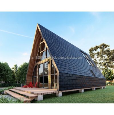 Hotel Case in legno con triangolo Container in stile moderno e 50/75/100mm Wave Sandwich Panel Wall in UE