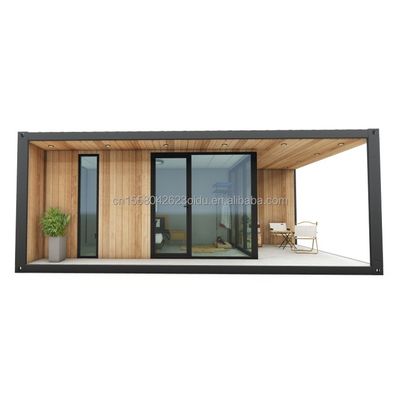 20ft/40ft Casa di Legno Moderna di lusso Struttura in Acciaio Casa Piccola Senglin Casa di vacanza pieghevole con colore personalizzato