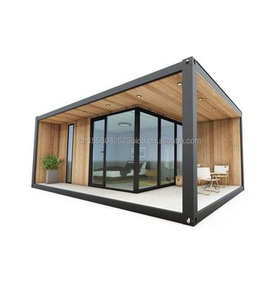 20ft/40ft Casa di Legno Moderna di lusso Struttura in Acciaio Casa Piccola Senglin Casa di vacanza pieghevole con colore personalizzato