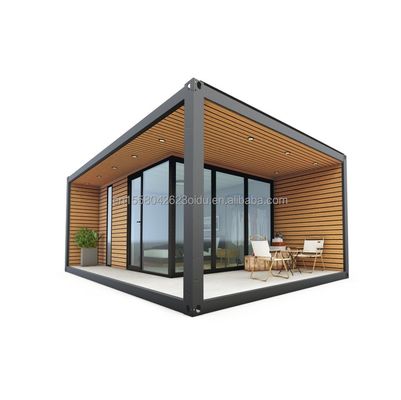 20ft/40ft Casa di Legno Moderna di lusso Struttura in Acciaio Casa Piccola Senglin Casa di vacanza pieghevole con colore personalizzato
