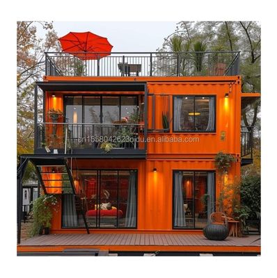 20ft Modern Luxury Prefab House Steel Sandwich Panel Container di spedizione modificato per il giardino all'aperto