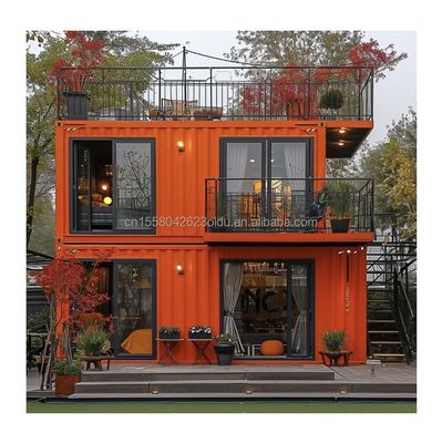 20ft Modern Luxury Prefab House Steel Sandwich Panel Container di spedizione modificato per il giardino all'aperto