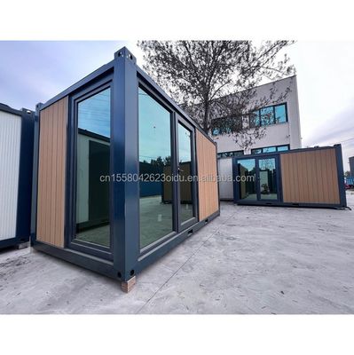 Casa prefabbricata di lusso moderna da 20 piedi in giardino esterno Case in legno con struttura in acciaio