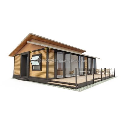 Moderno UE 3 camere da letto piatta casa contenitore in legno parete esterna e in acciaio galvanizzato piegatura 180g per abitazione