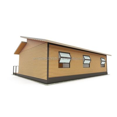 Moderno UE 3 camere da letto piatta casa contenitore in legno parete esterna e in acciaio galvanizzato piegatura 180g per abitazione