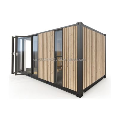 Moderne case in container a un piano stile lussuoso Piccoli edifici prefabbricati in legno per alberghi Appartamenti Ville o cabine