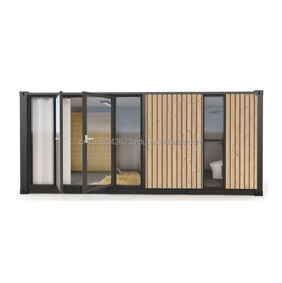Moderne case in container a un piano stile lussuoso Piccoli edifici prefabbricati in legno per alberghi Appartamenti Ville o cabine