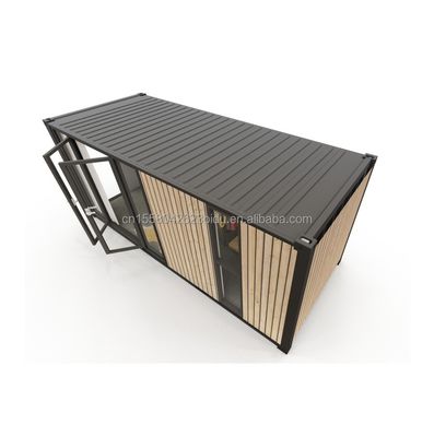 Moderne case in container a un piano stile lussuoso Piccoli edifici prefabbricati in legno per alberghi Appartamenti Ville o cabine