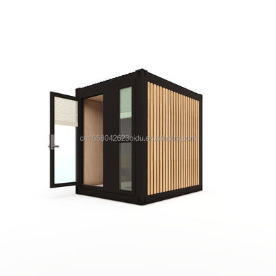 Casa prefabbricata di design moderno da 10 piedi con contenitore per giardino ufficio camera da letto mini-camera da letto magazzino e hotel mobile