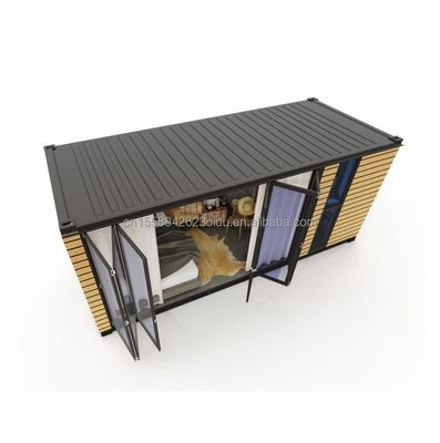 Cornice in acciaio galvanizzato Fenditura in acciaio 180g per 20 piedi Studio Pareti esterne in legno Container di spedizione Casa Case in container eleganti