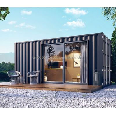 Moderno design 20ft/40ft Casa di lusso prefabbricata Prefabbricato Container di spedizione Case domestiche UE Casa portabile 20ft espandibile