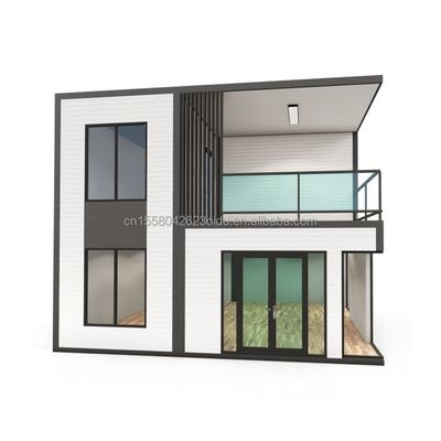 Finestre in lega di alluminio stile design cinese struttura in acciaio villa di lusso con opzioni di personalizzazione