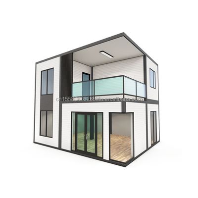 Finestre in lega di alluminio stile design cinese struttura in acciaio villa di lusso con opzioni di personalizzazione