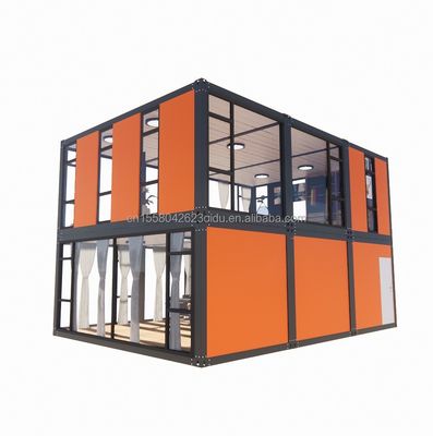 Hotel Flat Pack Prodotto in acciaio Design moderno Appartamento fabbricato da Cbox Luxury Casa contenitore portatile a due strati