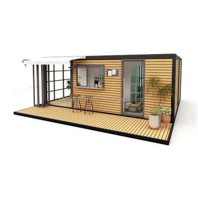 Alloggio alberghiero 2024 stile lussuoso mini casa prefabbricata portatile con 50/75/100mm Wave Sandwich Panel Pareti e design