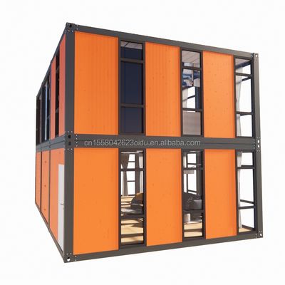 Hotel Flat Pack Prodotto in acciaio Design moderno Appartamento fabbricato da Cbox Luxury Casa contenitore portatile a due strati