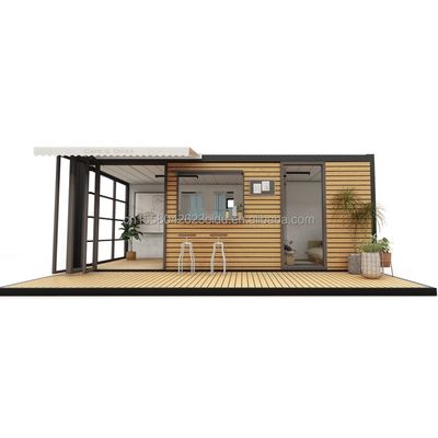 Alloggio alberghiero 2024 stile lussuoso mini casa prefabbricata portatile con 50/75/100mm Wave Sandwich Panel Pareti e design