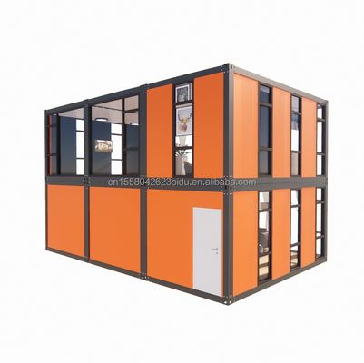 Hotel Flat Pack Prodotto in acciaio Design moderno Appartamento fabbricato da Cbox Luxury Casa contenitore portatile a due strati