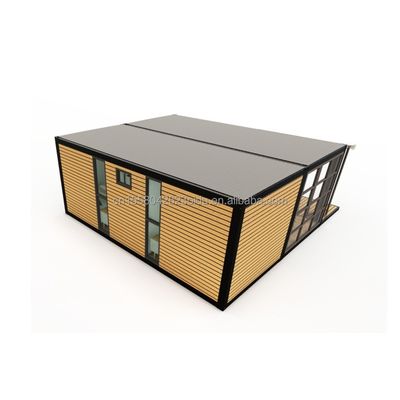 Alloggio alberghiero 2024 stile lussuoso mini casa prefabbricata portatile con 50/75/100mm Wave Sandwich Panel Pareti e design