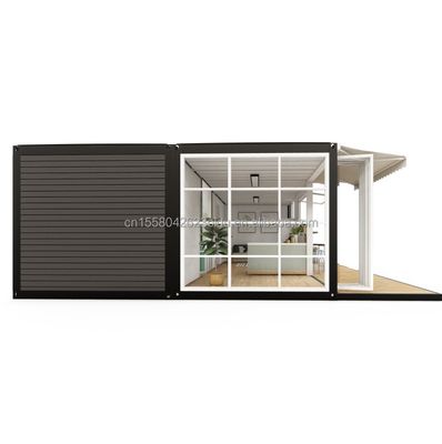 Casa contenitore con due camere da letto con tubo quadrato in acciaio galvanizzato