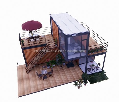 50/75/100mm Wave Sandwich Panel Parete 20 piedi Portatile Container di spedizione Negozio di abbigliamento Prefabbricato Negozio mobile Pop-up Negozio al dettaglio