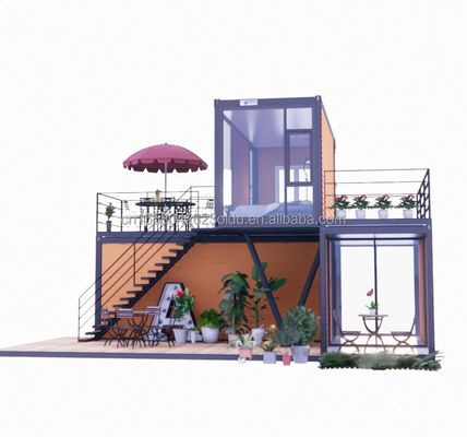 50/75/100mm Wave Sandwich Panel Parete 20 piedi Portatile Container di spedizione Negozio di abbigliamento Prefabbricato Negozio mobile Pop-up Negozio al dettaglio