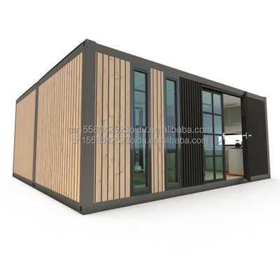 Casa mobile distaccabile personalizzabile UE Due camere da letto Due 20ft Prefabbricato Container House per la vita personalizzata