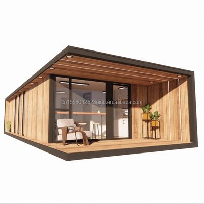Acciaio galvanizzato flessibile portatile modulare 2-3 camere da letto Prefabbricato Flat Pack Mobile Cabina giardino Alberghi Ville Case pronte a disposizione
