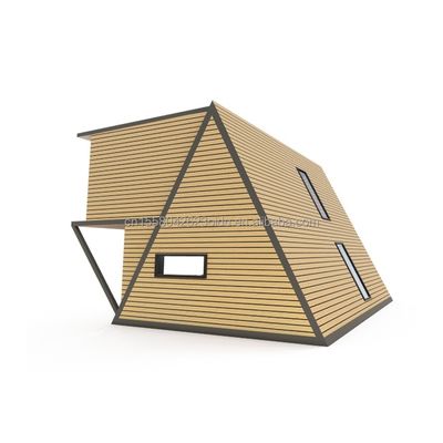 Case prefabbricate portatili con telaio in acciaio galvanizzato in acciaio piegato 180g e 50/75/100mm Wave Sandwich Panel
